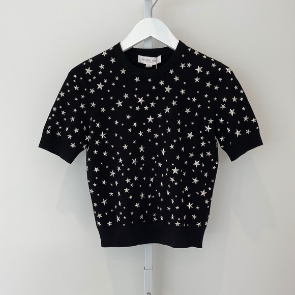 MICHAEL KORS COLLECTION STAR STUDDED KNIT S NWTS! - Picture 6 of 16